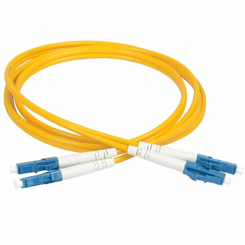 Патч-корд оптический optic patch cord LCUPC-LCUPC SM 9125мкм одномодовый duplex 2 метра 565₽