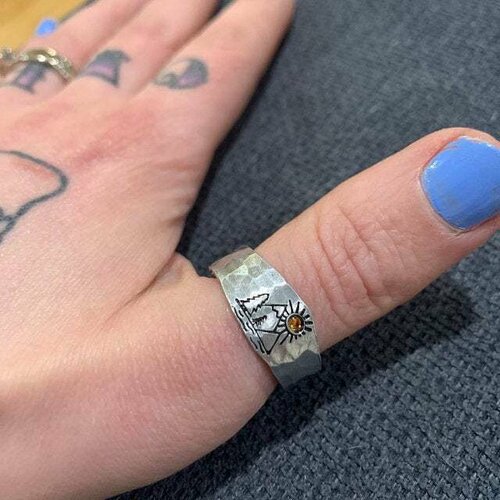 Кольцо, циркон, размер 17