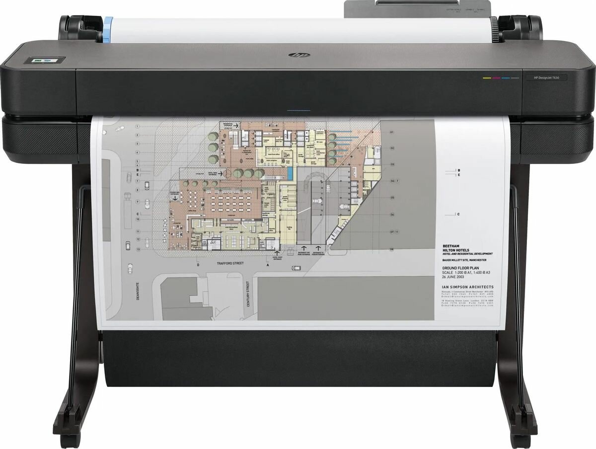 Струйный плоттер HP DesignJet T630 (36"/914 мм, A0+) 5HB11A