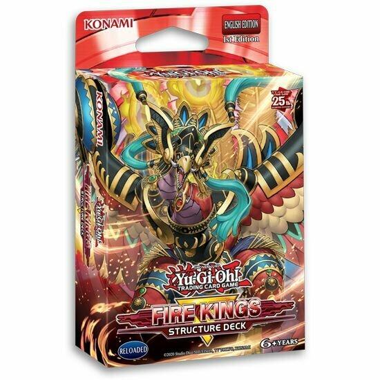 Настольная игра Yu-Gi-Oh - готовая колода Fire Kings Structure Deck на английском языке