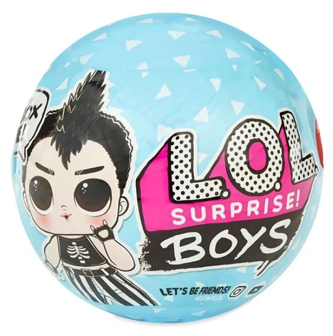 Кукла-сюрприз L.O.L. Surprise Boys Series 1 8 см, 561699 голубой