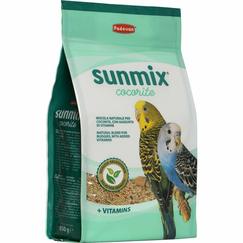 Корм сухой Padovan для волнистых попугаев Sunmix комплексный 850г