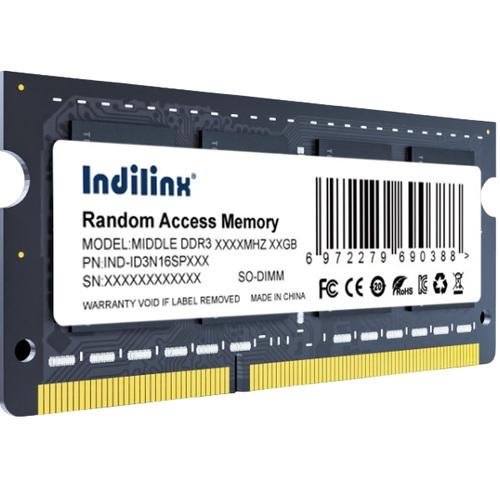 Оперативная память SODIMM DDR3 8GB Indilinx IND-ID3N16SP08X