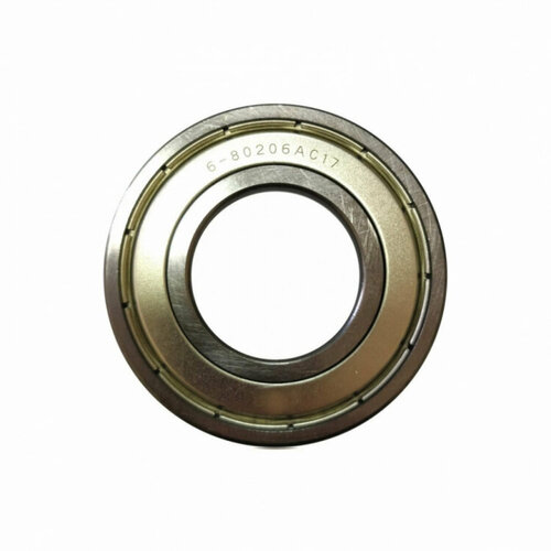 подшипник skf 6206 zz 30x62x16мм p n п017 Набор 2 шт Подшипник барабана для стиральной машины Bosch, Siemens, AEG, Ariston 6206 ZZ, 30x62x16, KMП206