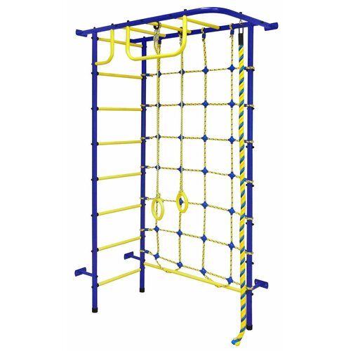 Детский спортивный комплекс для дома Пионер - 8М синий/желтый детский спортивный комплекс пионер 8м сине жёлтый