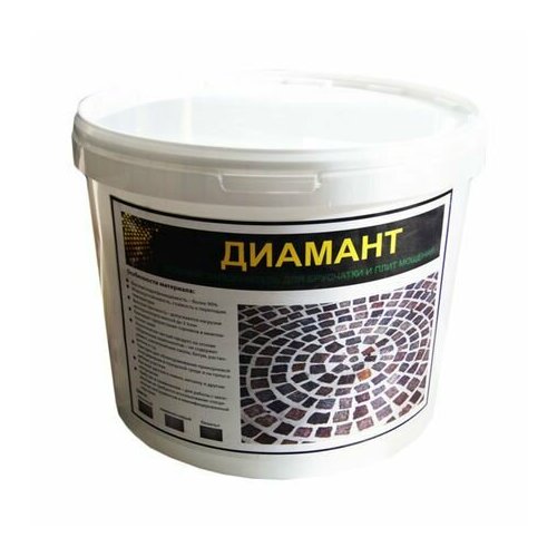 Шовный заполнитель для брусчатки диамант на основе полимеризующихся масел каменно-серый, 15 кг