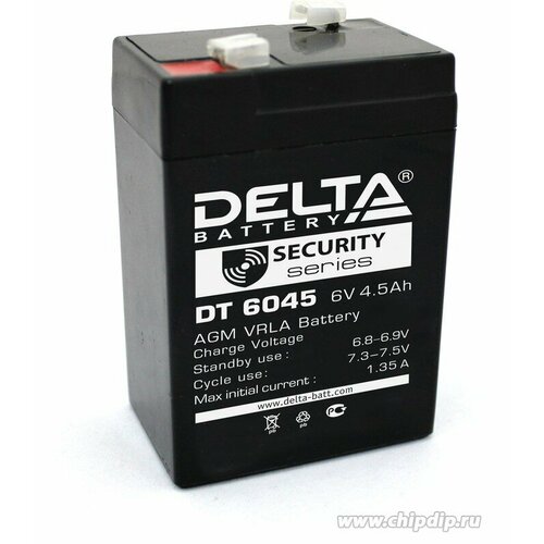 DT6045 Аккумулятор свинцовый 6B-45Ач 70х47х101 3616₽