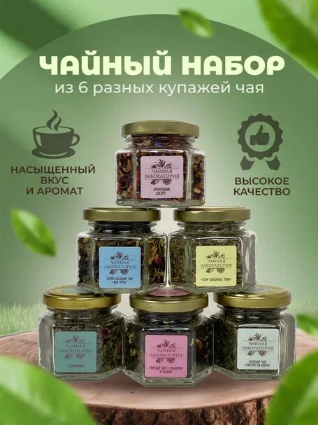 Подарочный набор чая на Новый год, подарок женщине и мужчине. Новогоднее ассорти в боксе с гравировкой. — фото 1