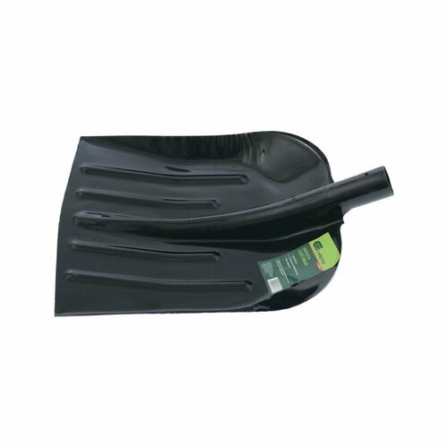 Лопата для уборки снега стальная эмалированная 330 х 365 мм без черенка Россия