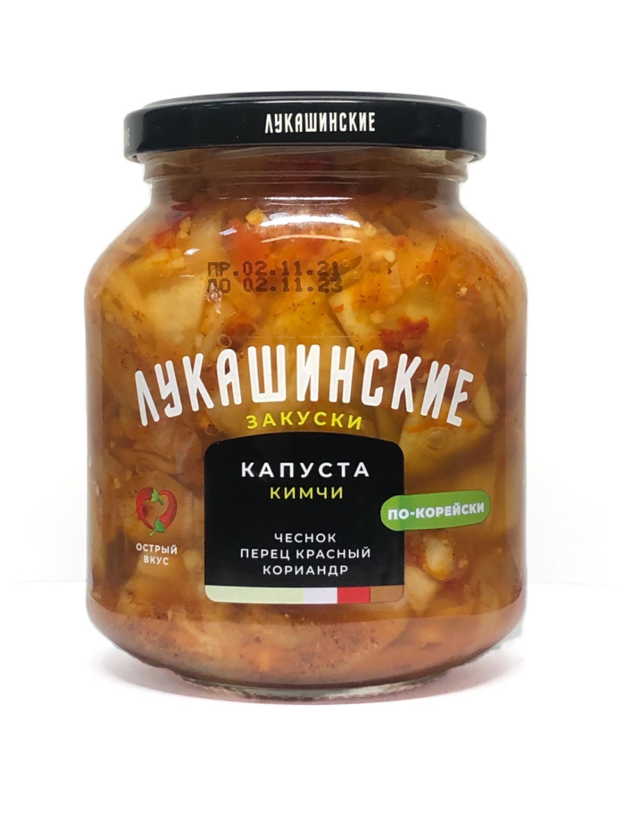 Капуста Кимчи "Лукашинские" по-корейски 340 гр