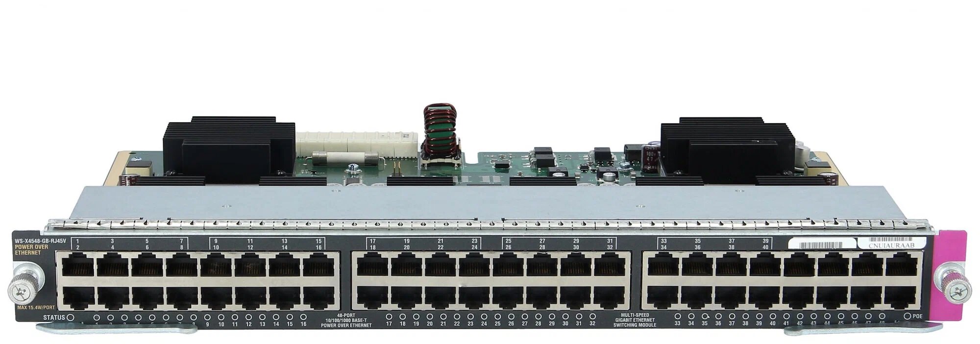 Модуль CISCO WS-X4548-GB 48хRJ-45 1000 Мбит/с PoE для Catalyst 4500