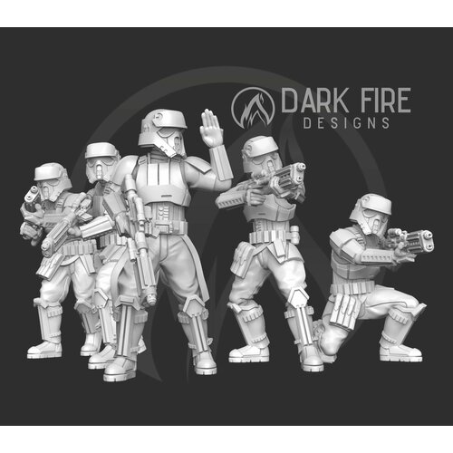 Миниатюра Star Wars Tropical Trooper Squad