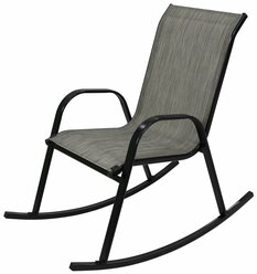 Кресло -качалка Сан-Ремо арт.С-123 Китай (каркас черный,сиденье орегон) (3 уп. каркас+ноги+метизы)