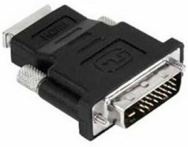 Переходник Buro HDMI-DVI-D позолоченные контакты черный - фото №13