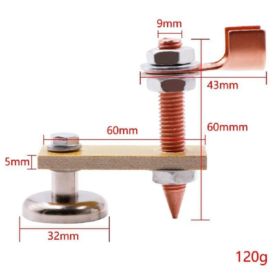 Масса клемма магнитная для сварки магнитный держатель с заземлением масса сварочная