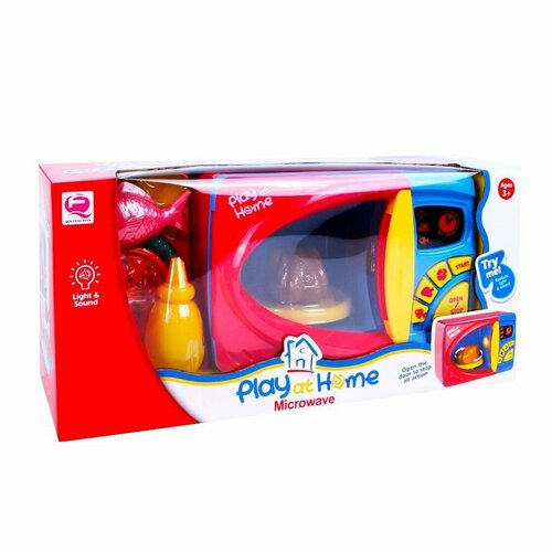 Игрушечная техника на батарейках: Микроволновая печь. 41*19*15 см.