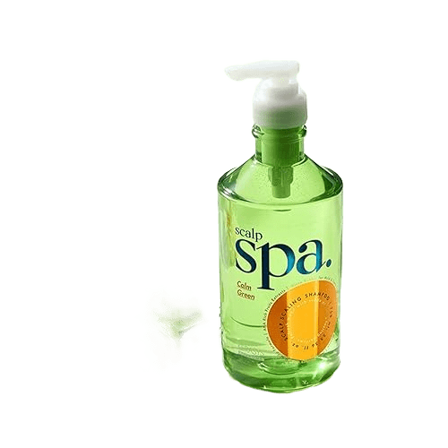 Kerasys Успокаивающий шампунь для волос с с ароматом зелени 500 мл./ Шампунь глубокой очистки с AHA кислотами / Корея