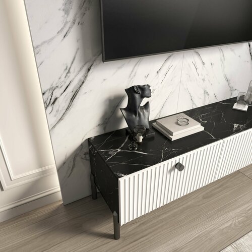 Дизайнерская тумба под ТВ/телевизор напольная на ножках 