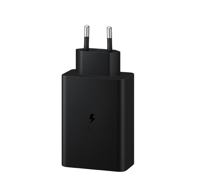 Сетевое зарядное устройство для SAMSUNG с 3 портами / Адаптер питания Power Adapter Trio 65W с поддержкой быстрой зарядки — фото 1