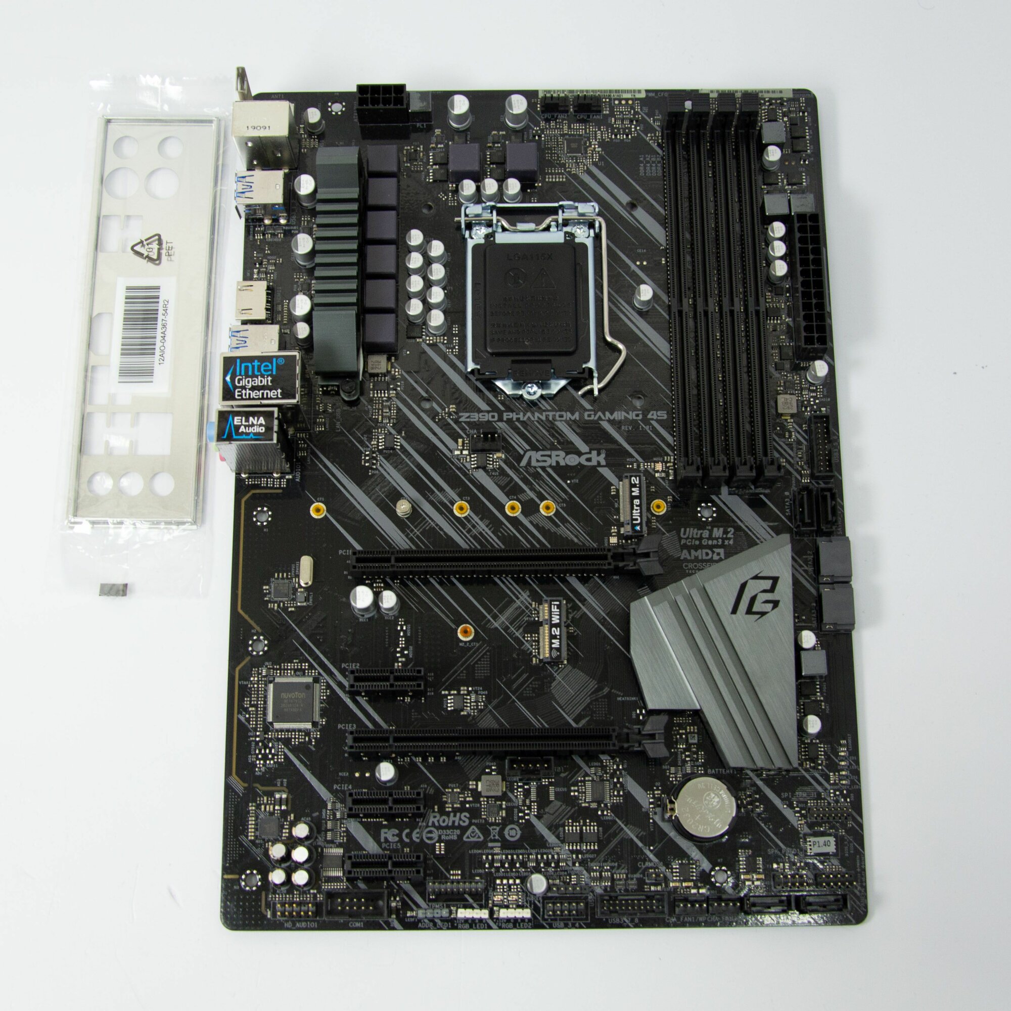 Материнская плата AsRock Z390 Phantom Gaming 4S LGA1151v2 DDR4 M.2 ATX