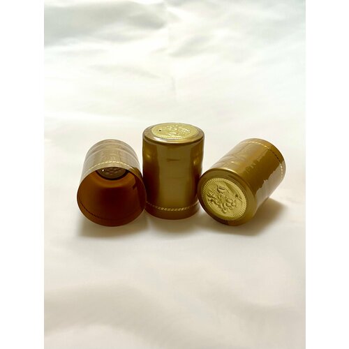 Колпачок термоусадочный 40мм, золотой, 40шт