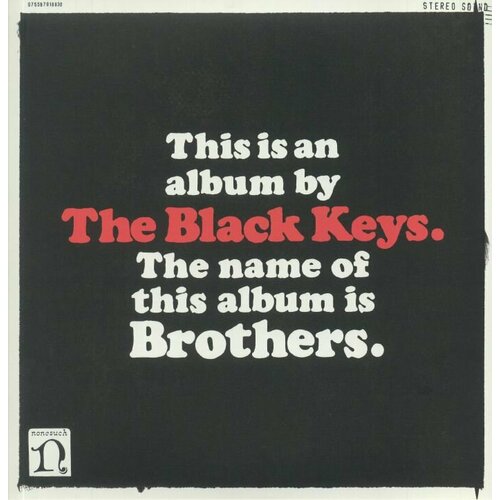 Black Keys Виниловая пластинка Black Keys Brothers виниловая пластинка the black keys brothers 2 lp w bonus cd