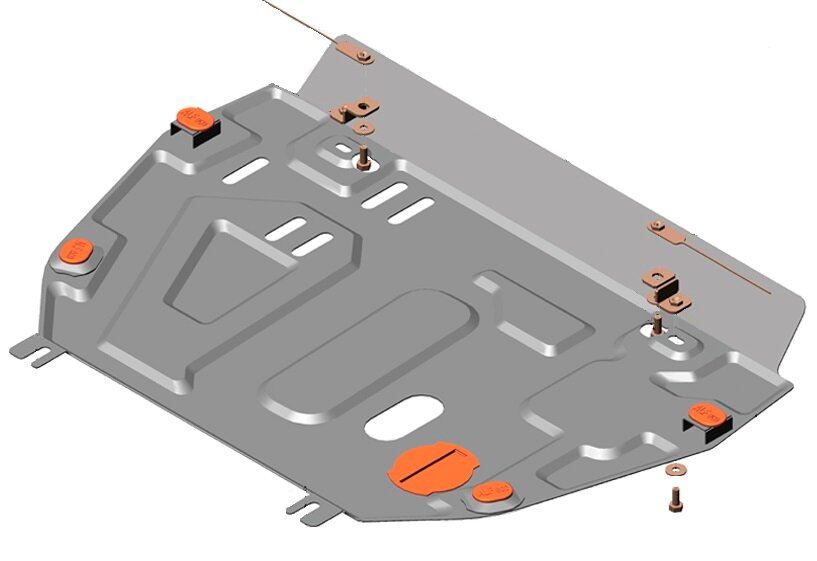 фото Защита Alfeco для картера и КПП Toyota RAV4 IV 2013-2019 (без пыльника), ALF.24.100st