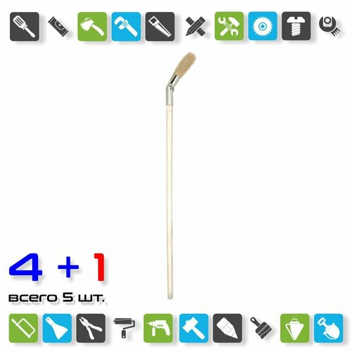 Кисть радиаторная Biber 31172 38 мм x 5 шт 1146₽