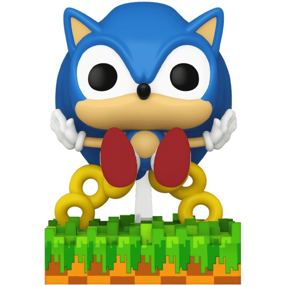 Фигурка Funko Sonic the Hedgehog - POP! Games - Ring Scatter Sonic (Exc) 71557