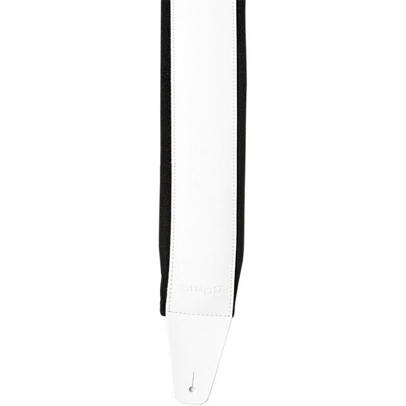 Ремень для гитары Stagg SLPL-BUCKLE WH — фото 1