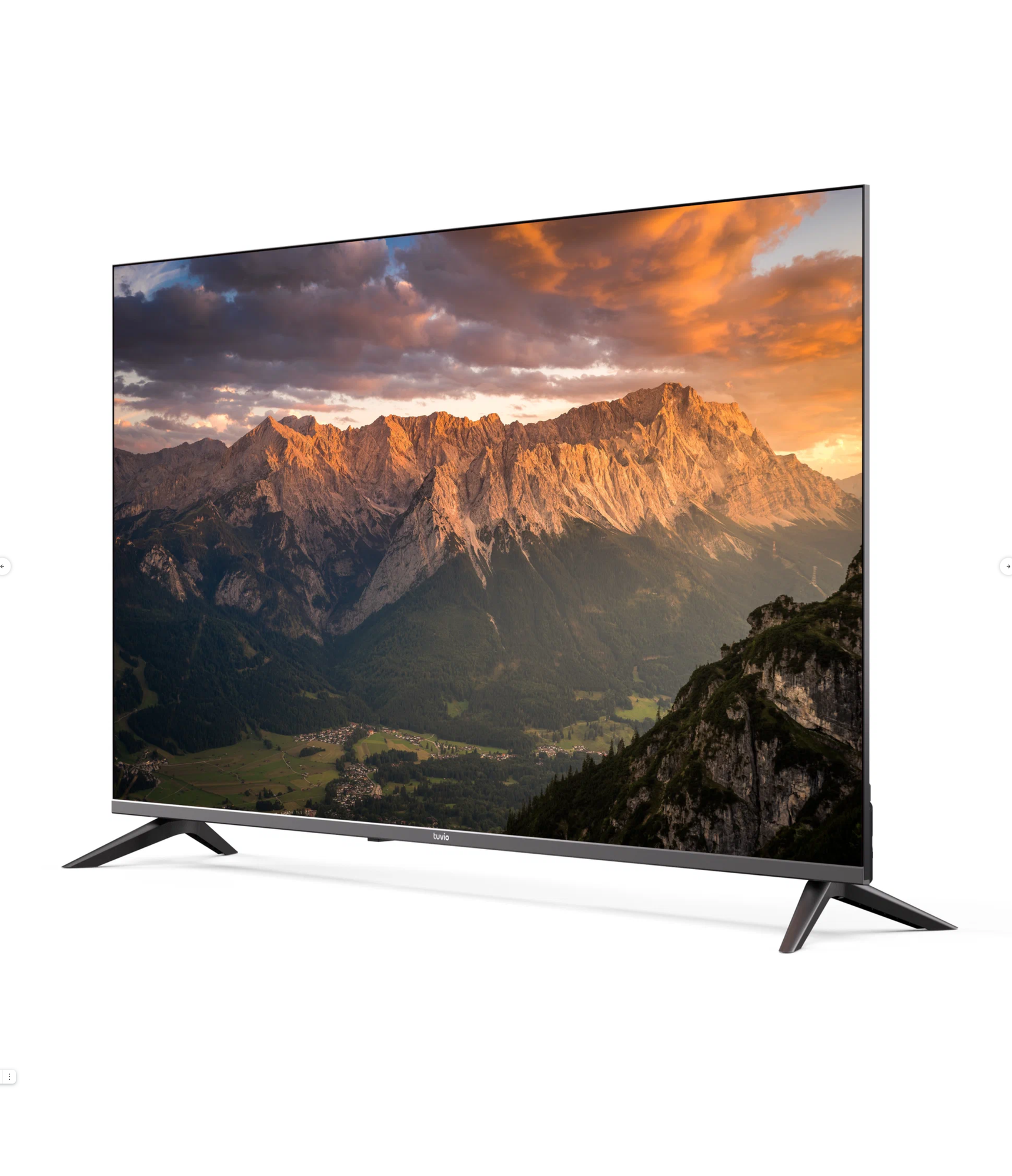 50” Телевизор Tuvio 4K ULTRA HD DLED Frameless на платформе YaOS, TD50UFGEV1, темно-серый