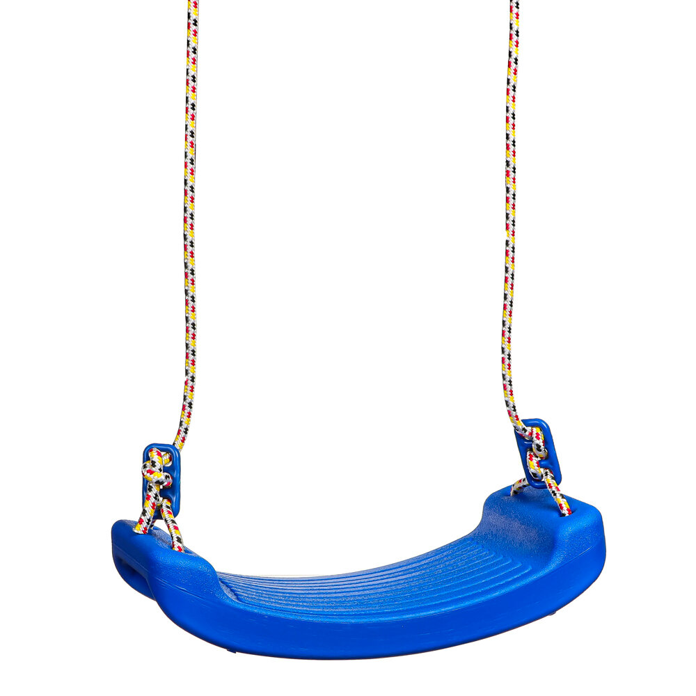 фото INBLOOM Качели пластиковые на канате до 170см, до 100кг