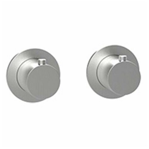 Смеситель Almar Modular для душа, встраиваемый, термостатический, с переключателем на 2-3 положения, цвет: нержавеющая сталь брашированная АISI 316 E180132.316