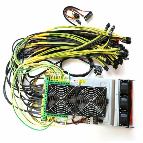 Серверный блок питания для майнинга IBM 2880 2880 ватт с распайкой под 8 карт 8 pin8 pin8 pin 22499₽
