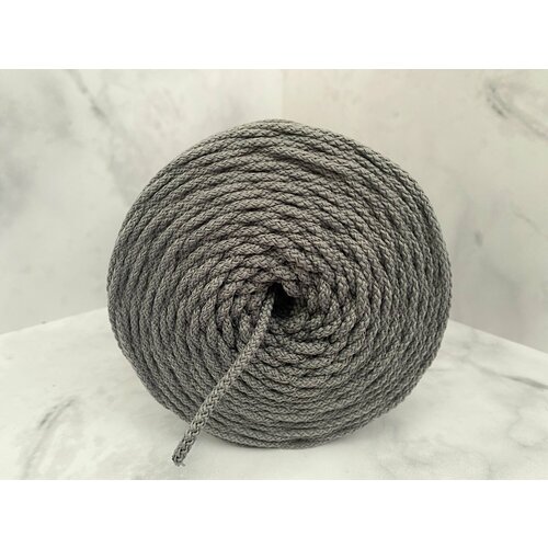 Полиэфирный шнур 3мм, цвет Графит 300м