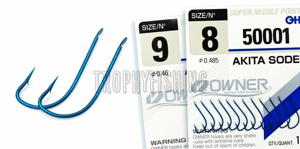 Крючок Owner 50001 №9 (17шт) — фото 1