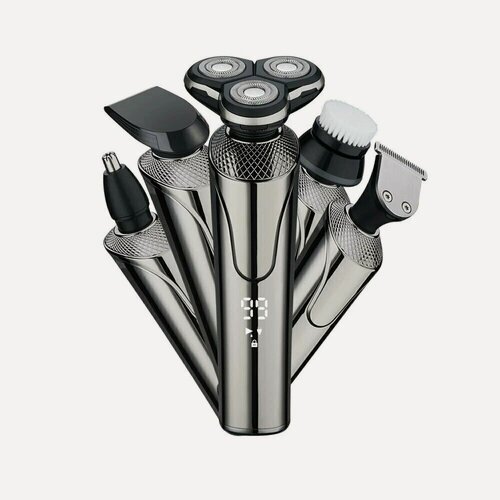 Изображение товара Мужская электробритва Geemy с быстрой зарядкой, дисплеем и триммером