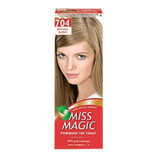 Стойкая краска для волос натуральный блондин 704 MISS MAGIC 299₽