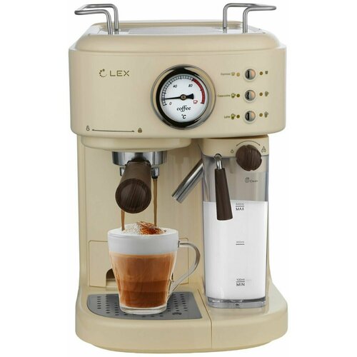 Кофеварка с автоматическим капучинатором LEX LXCM 3504-1 1390000₽