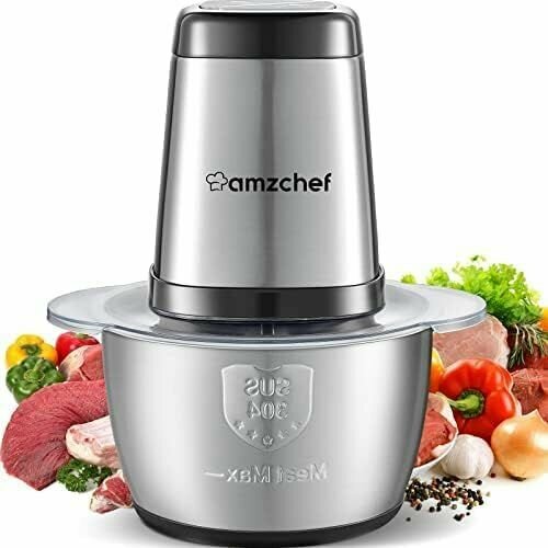 Электрический измельчитель AMZCHEF с 2 режимами работы 350 Вт 1650800₽