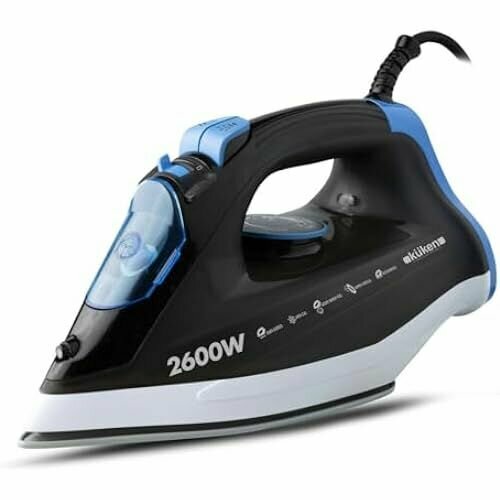 Паровой утюг 2600 Вт подошва из нержавеющей стали KUKEN 1494300₽
