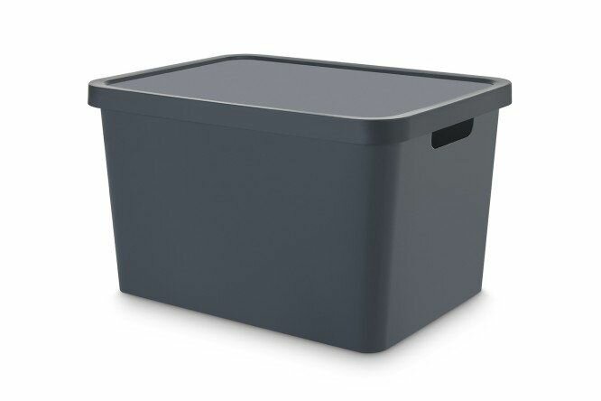 Контейнер с крышкой TRN-236 Anthr 27.7x22x37 см 18 л