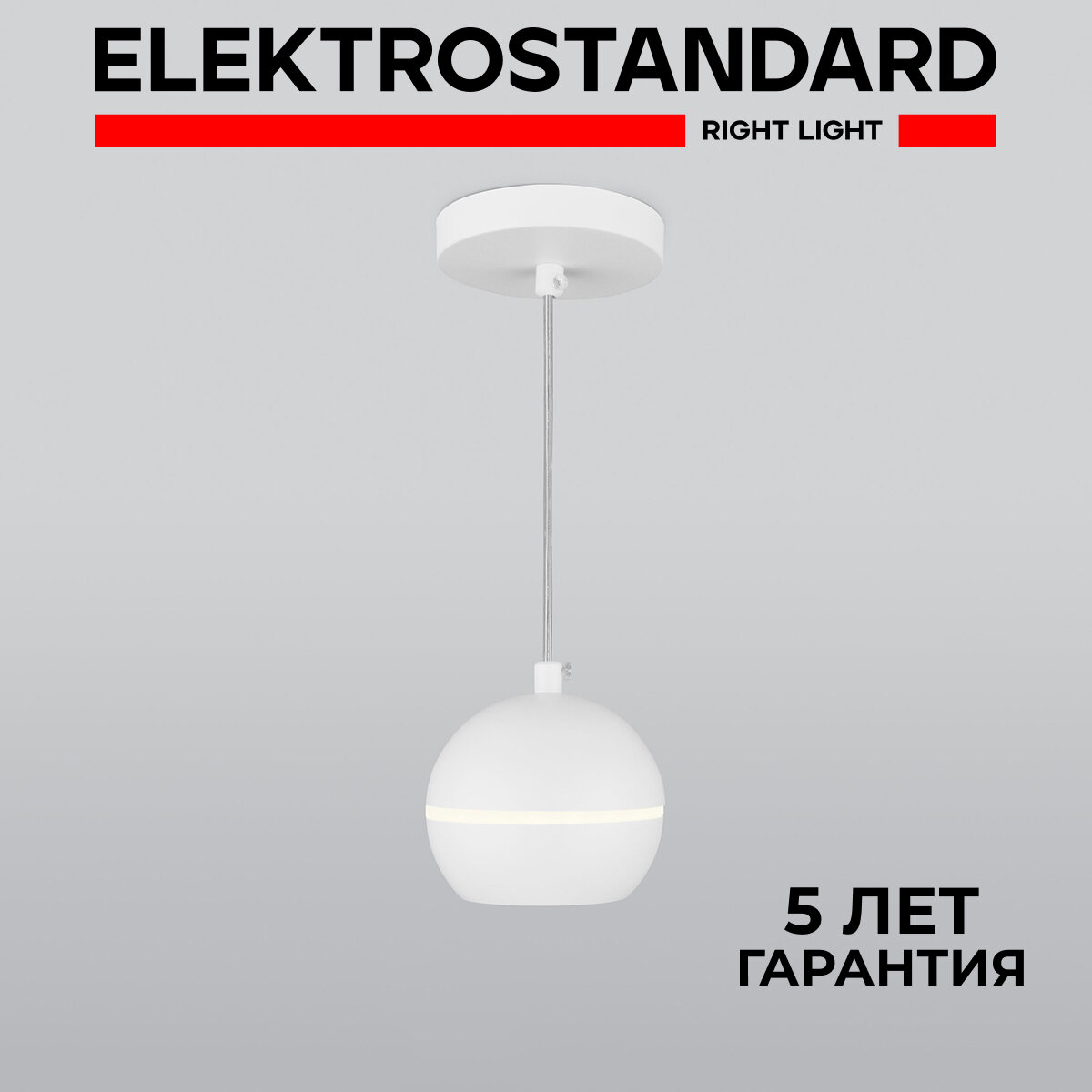 Подвесной светодиодный светильник Elektrostandard DLS023 9W 4200K белый IP20