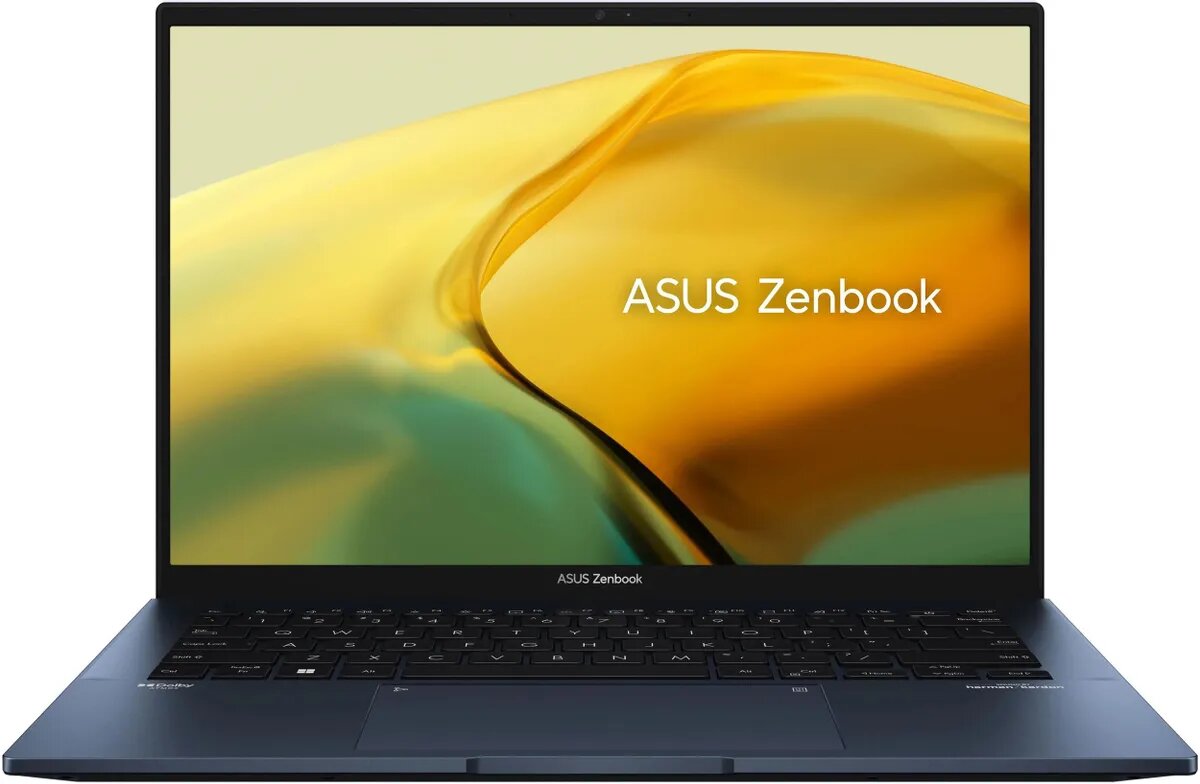 Ноутбук ASUS Zenbook 14 UX3402VA-KP696 90NB10G1-M014W0 (14", Core i5 13500H, 16Gb/ SSD 512Gb, Iris Xe Graphics eligible) Синий - фото №1