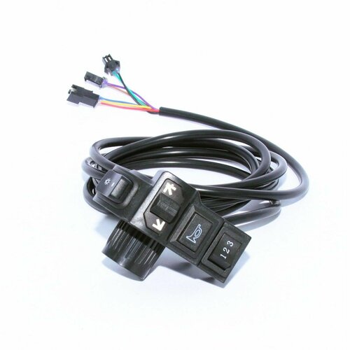 Блок управления, переключатели света поворотников (кабель 2м ) для электровелосипеда самоката