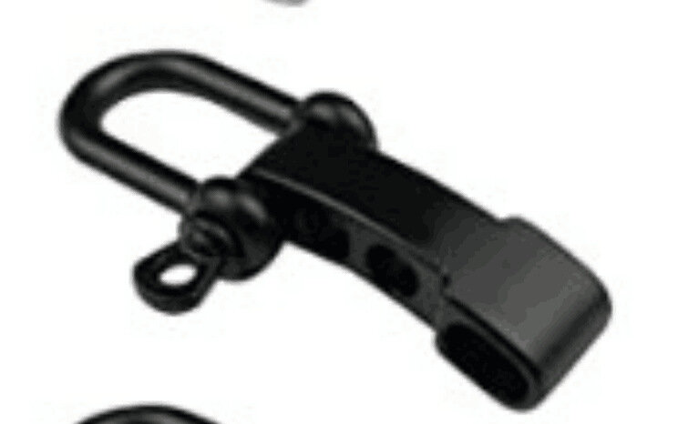 фото Пряжка регулировочная, металл, для паракорда, браслетов и сумок