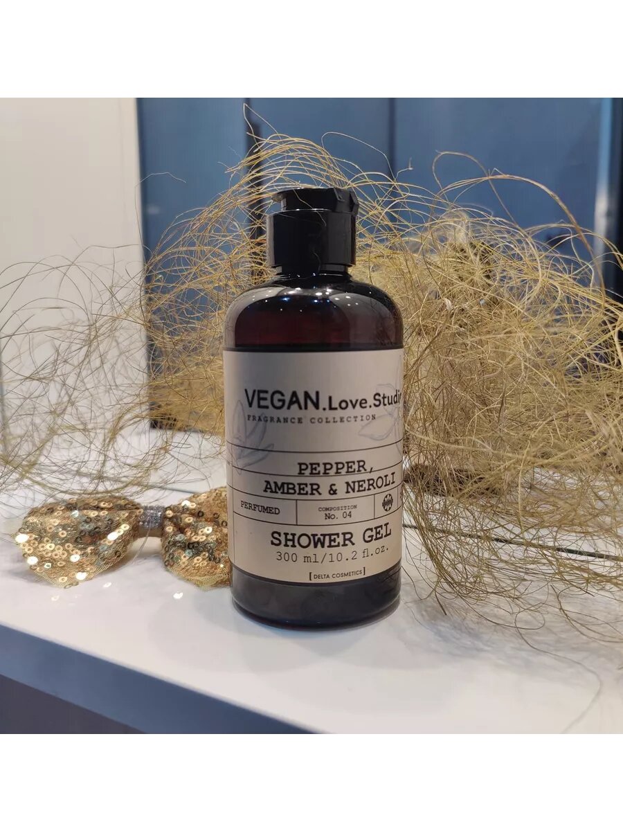Гель для душа Unisex VEGAN.Love.Studio Pepper Amber Neroli (Delta parfum) 300 мл