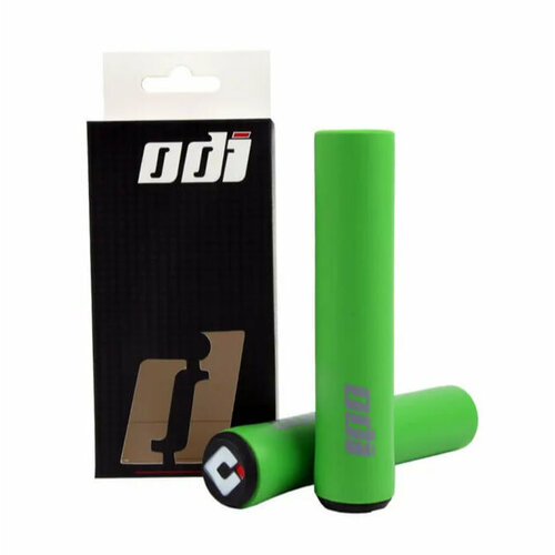 Грипсы из силикона ODI, зеленые 130 мм