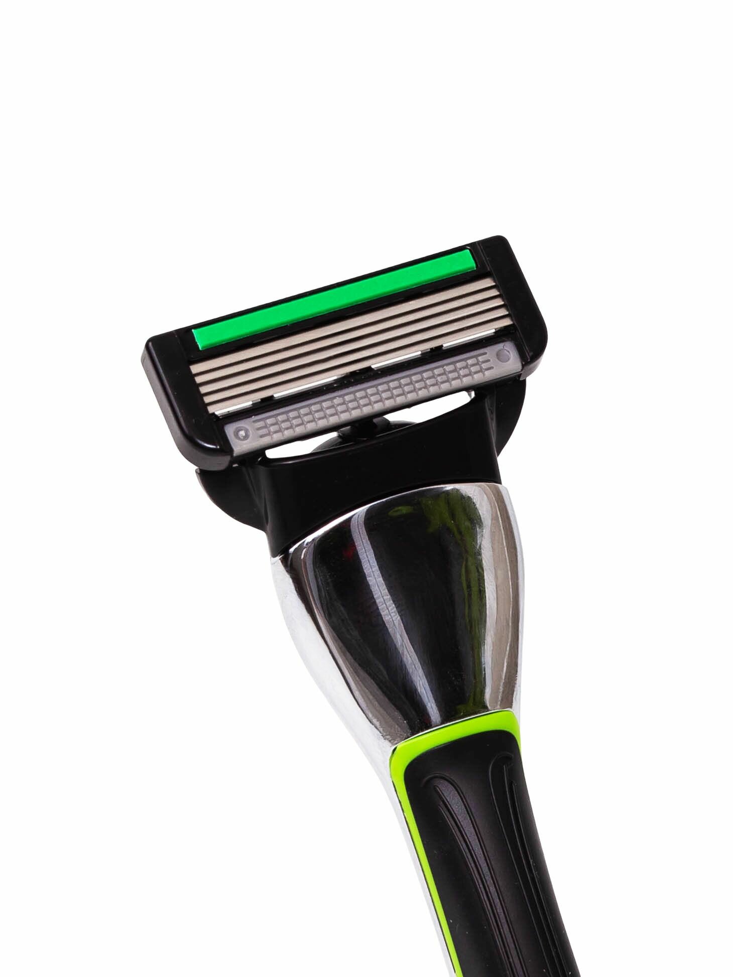 Набор бритвенных кассет юпитер LUXURY, плавающая головка, 5 лезвий — фото 1