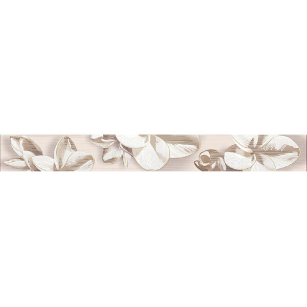 Бордюр AMATI PLUMERIA BEIGE 505х62 (42 шт). Цена за 1шт